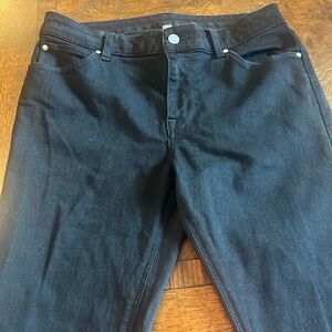 ASOS ripped knee black jeans. 32x32